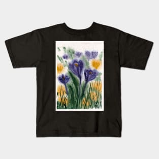 Crocus flowers Kids T-Shirt